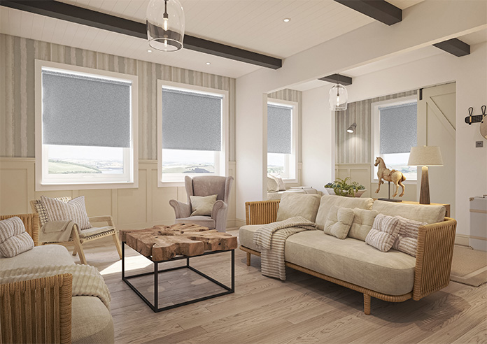 Jasmine (Blackout), Silver - Roller Blind - Image 7